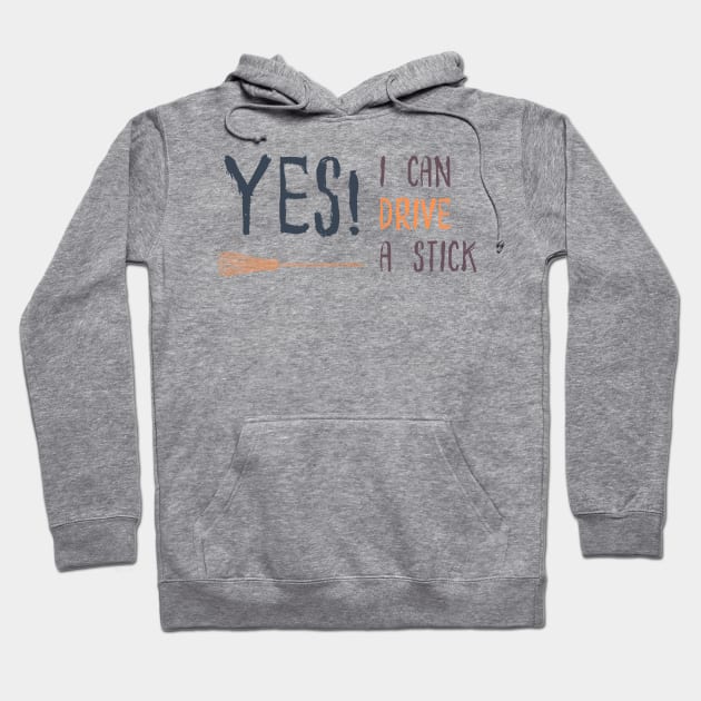 I can drive stick Hoodie by Lili's Designs